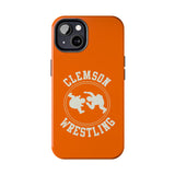 Clemson Wrestling Vintage Logo Tough Phone Cases