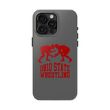 Ohio State Wrestling on Gray Tough Phone Cases