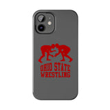 Ohio State Wrestling on Gray Tough Phone Cases