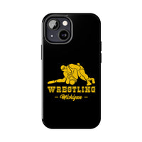 Wrestling Michigan Wrestling Graphic Tough Phone Cases