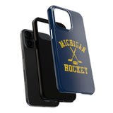 Vintage Michigan Hockey Tough iPhone and Samsung Galaxy Cases  Phone Case