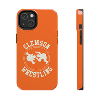 Clemson Wrestling Vintage Logo Tough Phone Cases