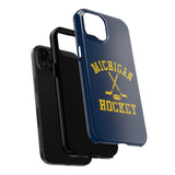Vintage Michigan Hockey Tough iPhone and Samsung Galaxy Cases  Phone Case