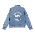 Georgia State Wrestling Logo Denim Jacket