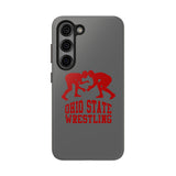 Ohio State Wrestling on Gray Tough iPhone and Samsung Galaxy Cases  Phone Case