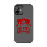 Ohio State Wrestling on Gray Tough Phone Cases