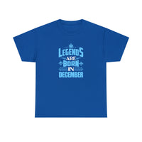 Legends Are Born In December with King's Crown T-Shirt