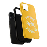 Wyoming Wrestling Vintage Logo Tough iPhone and Samsung Galaxy Cases  Phone Case