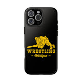 Wrestling Michigan Wrestling Graphic Tough Phone Cases