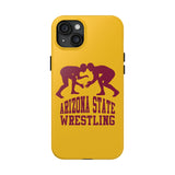 Arizona State Wrestling on Gold Tough Phone Cases