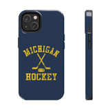 Vintage Michigan Hockey Tough Phone Cases