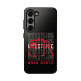 Wrestling Ohio State Tough iPhone and Samsung Galaxy Cases  Phone Case
