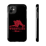 Wrestling Miami with Red Wrestling Graphic Tough iPhone and Samsung Galaxy Cases  Phone Case