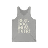 Best Dog Mom Ever Text Tank Top  Tank Top