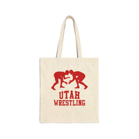 Utah Wrestling Canvas Tote Bag  Bags