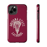 Vintage Arizona State Lacrosse with Stick Head Graphic Tough iPhone and Samsung Galaxy Cases  Phone Case