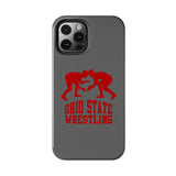 Ohio State Wrestling on Gray Tough Phone Cases