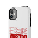 Wrestling Ohio State in Modern Stacked Lettering Tough iPhone and Samsung Galaxy Cases  Phone Case