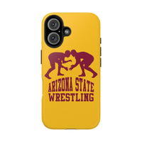 Arizona State Wrestling on Gold Tough Phone Cases