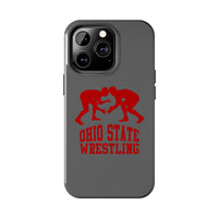 Ohio State Wrestling on Gray Tough Phone Cases