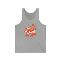 Cowboy Dog Designer Tank Top  Tank Top