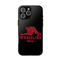 Wrestling Miami with Red Wrestling Graphic Tough Phone Cases