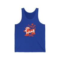 Cowboy Dog Designer Tank Top  Tank Top