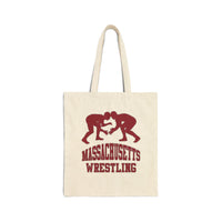 Massachusetts Wrestling Canvas Tote Bag  Bags