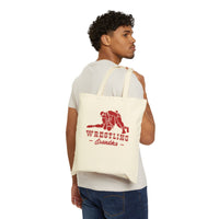 Wrestling Grandma Canvas Tote Bag  Bags