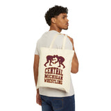 Central Michigan Wrestling Canvas Tote Bag  Bags