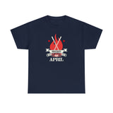 Hockey Legends Are Born In April T-Shirt