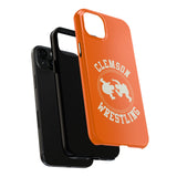 Clemson Wrestling Vintage Logo Tough Phone Cases