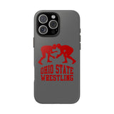 Ohio State Wrestling on Gray Tough Phone Cases