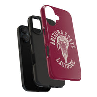 Vintage Arizona State Lacrosse with Stick Head Graphic Tough Phone Cases