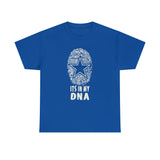 Texas Cowboy Fingerprint with Lonestar, Its In My DNA T-Shirt