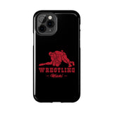 Wrestling Miami with Red Wrestling Graphic Tough iPhone and Samsung Galaxy Cases  Phone Case