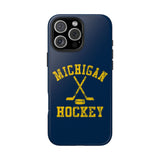 Vintage Michigan Hockey Tough iPhone and Samsung Galaxy Cases  Phone Case