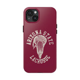 Vintage Arizona State Lacrosse with Stick Head Graphic Tough Phone Cases