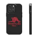 Wrestling Miami with Red Wrestling Graphic Tough Phone Cases