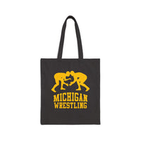 Michigan Wrestling Canvas Tote Bag  Bags