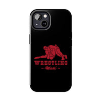 Wrestling Miami with Red Wrestling Graphic Tough Phone Cases