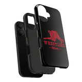 Wrestling Miami with Red Wrestling Graphic Tough iPhone and Samsung Galaxy Cases  Phone Case
