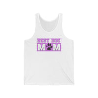 Best Dog Mom Paw Print Tank Top  Tank Top