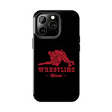 Wrestling Miami with Red Wrestling Graphic Tough iPhone and Samsung Galaxy Cases  Phone Case