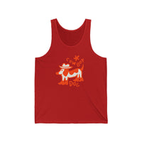 Cowboy Dog Designer Tank Top  Tank Top