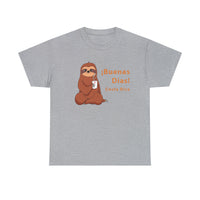 Costa Rica Sloth Shirt with Sloth Drinking Coffee