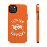 Clemson Wrestling Vintage Logo Tough Phone Cases