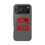 Ohio State Wrestling on Gray Tough iPhone and Samsung Galaxy Cases  Phone Case