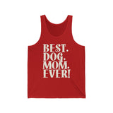 Best Dog Mom Ever Text Tank Top  Tank Top