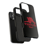 Wrestling Miami with Red Wrestling Graphic Tough iPhone and Samsung Galaxy Cases  Phone Case